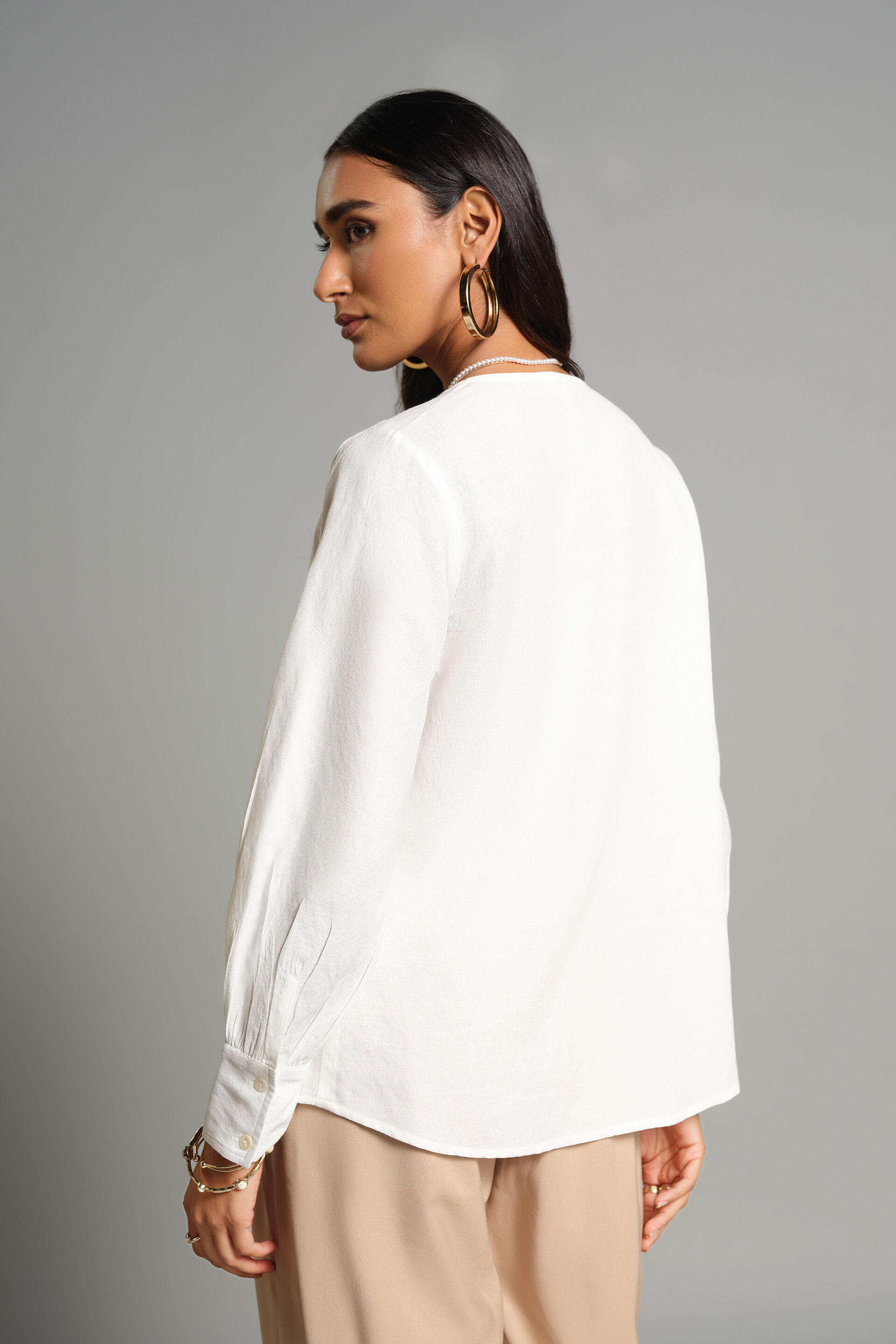 Timeless White Top, White, image 6